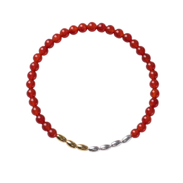 Handcrafted Red Agate "Fire Element" Bracelet